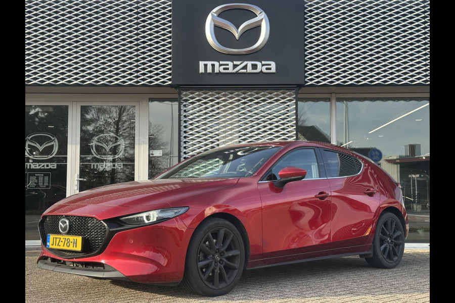 Mazda 3 2.0 e-SkyActiv-X M Hybrid 180 Luxury | LEER | 360 CAMERA | MEMORY SEATS |