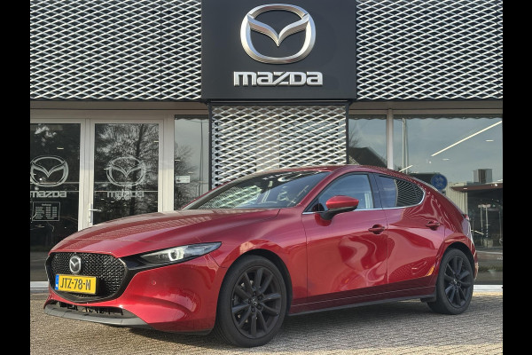 Mazda 3 2.0 e-SkyActiv-X M Hybrid 180 Luxury | LEER | 360 CAMERA | MEMORY SEATS |