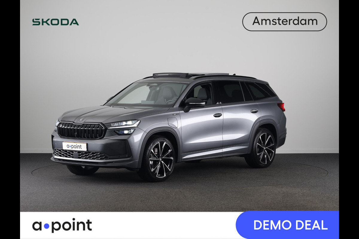 Škoda Kodiaq 1.5 TSI PHEV Sportline Business 204pk | 20 inch | Trekhaak | Panoramadak | Winter pakket |  Blind Spot | Adaptive Cruise | Stoelverwarming | Camera | Light & View