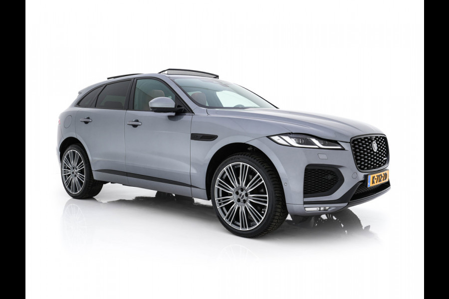 Jaguar F-Pace 2.0 P400e PHEV R-Dynamic HSE AWD ( Plug-in ) (INCL-BTW) Aut. *PANO | LEATHER | MERIDIAN-SOUND | FULL-LED | TOPVIEW | BLINDSPOT | KEYLESS | DAB+ | HEATED-COMFORTSEATS | NAVI-FULLMAP | DIGI-COCKPIT | HEAD-UP | PRIVACYGLASS | TOWBAR | 21"A