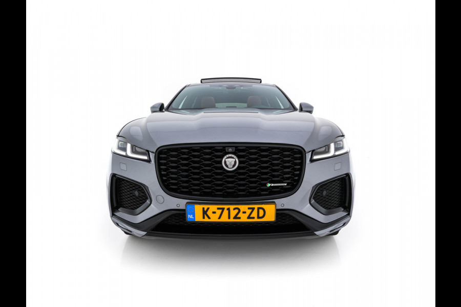 Jaguar F-Pace 2.0 P400e PHEV R-Dynamic HSE AWD ( Plug-in ) (INCL-BTW) Aut. *PANO | LEATHER | MERIDIAN-SOUND | FULL-LED | TOPVIEW | BLINDSPOT | KEYLESS | DAB+ | HEATED-COMFORTSEATS | NAVI-FULLMAP | DIGI-COCKPIT | HEAD-UP | PRIVACYGLASS | TOWBAR | 21"A