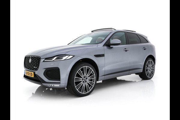 Jaguar F-Pace 2.0 P400e PHEV R-Dynamic HSE AWD ( Plug-in ) (INCL-BTW) Aut. *PANO | LEATHER | MERIDIAN-SOUND | FULL-LED | TOPVIEW | BLINDSPOT | KEYLESS | DAB+ | HEATED-COMFORTSEATS | NAVI-FULLMAP | DIGI-COCKPIT | HEAD-UP | PRIVACYGLASS | TOWBAR | 21"A