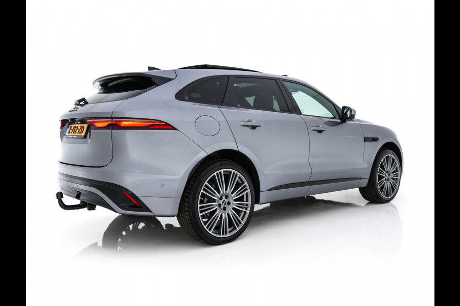 Jaguar F-Pace 2.0 P400e PHEV R-Dynamic HSE AWD ( Plug-in ) (INCL-BTW) Aut. *PANO | LEATHER | MERIDIAN-SOUND | FULL-LED | TOPVIEW | BLINDSPOT | KEYLESS | DAB+ | HEATED-COMFORTSEATS | NAVI-FULLMAP | DIGI-COCKPIT | HEAD-UP | PRIVACYGLASS | TOWBAR | 21"A