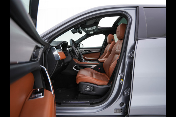 Jaguar F-Pace 2.0 P400e PHEV R-Dynamic HSE AWD ( Plug-in ) (INCL-BTW) Aut. *PANO | LEATHER | MERIDIAN-SOUND | FULL-LED | TOPVIEW | BLINDSPOT | KEYLESS | DAB+ | HEATED-COMFORTSEATS | NAVI-FULLMAP | DIGI-COCKPIT | HEAD-UP | PRIVACYGLASS | TOWBAR | 21"A