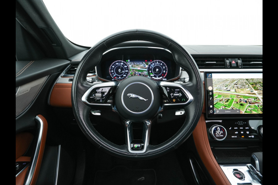 Jaguar F-Pace 2.0 P400e PHEV R-Dynamic HSE AWD ( Plug-in ) (INCL-BTW) Aut. *PANO | LEATHER | MERIDIAN-SOUND | FULL-LED | TOPVIEW | BLINDSPOT | KEYLESS | DAB+ | HEATED-COMFORTSEATS | NAVI-FULLMAP | DIGI-COCKPIT | HEAD-UP | PRIVACYGLASS | TOWBAR | 21"A