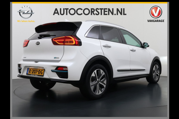 Kia e-Niro 204pk ExecutiveLine 64kWh 3fase SOH 100% Warmtepomp Leer+Elektr.+Verwarmd+Gekoeld+Memory Adaptive-Cruise Navi Ecc Camera Apple C Stuurverwarming Lmv Privacy Glas DAB Vess Lane Assist Blind Spot 11kw thuisladen Origineel Nederlandse Auto Dealer Onderh. Zeer compleet €48.000 nieuw !