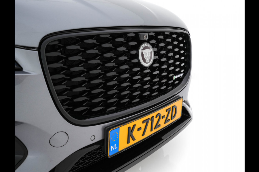 Jaguar F-Pace 2.0 P400e PHEV R-Dynamic HSE AWD ( Plug-in ) (INCL-BTW) Aut. *PANO | LEATHER | MERIDIAN-SOUND | FULL-LED | TOPVIEW | BLINDSPOT | KEYLESS | DAB+ | HEATED-COMFORTSEATS | NAVI-FULLMAP | DIGI-COCKPIT | HEAD-UP | PRIVACYGLASS | TOWBAR | 21"A