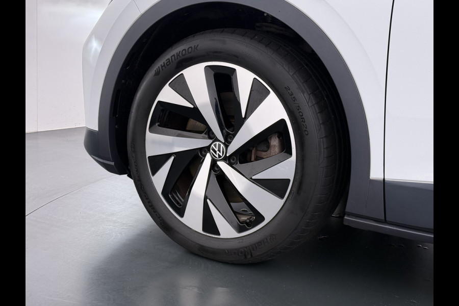 Volkswagen ID.4 204pk First 77kWh SOH 90% Leer/Alcantara Adap.Cruise Navi Ecc Camera Apple Carplay Android Pdc Lmv 20" Stoelverwarming Led Bordherkenning Voor-Klimatisering App-Connect  E-sound Front-Assist Origineel Nederlandse Auto Zeer Compleet 1e eigenaar