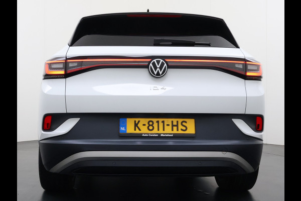 Volkswagen ID.4 204pk First 77kWh SOH 90% Leer/Alcantara Adap.Cruise Navi Ecc Camera Apple Carplay Android Pdc Lmv 20" Stoelverwarming Led Bordherkenning Voor-Klimatisering App-Connect  E-sound Front-Assist Origineel Nederlandse Auto Zeer Compleet 1e eigenaar
