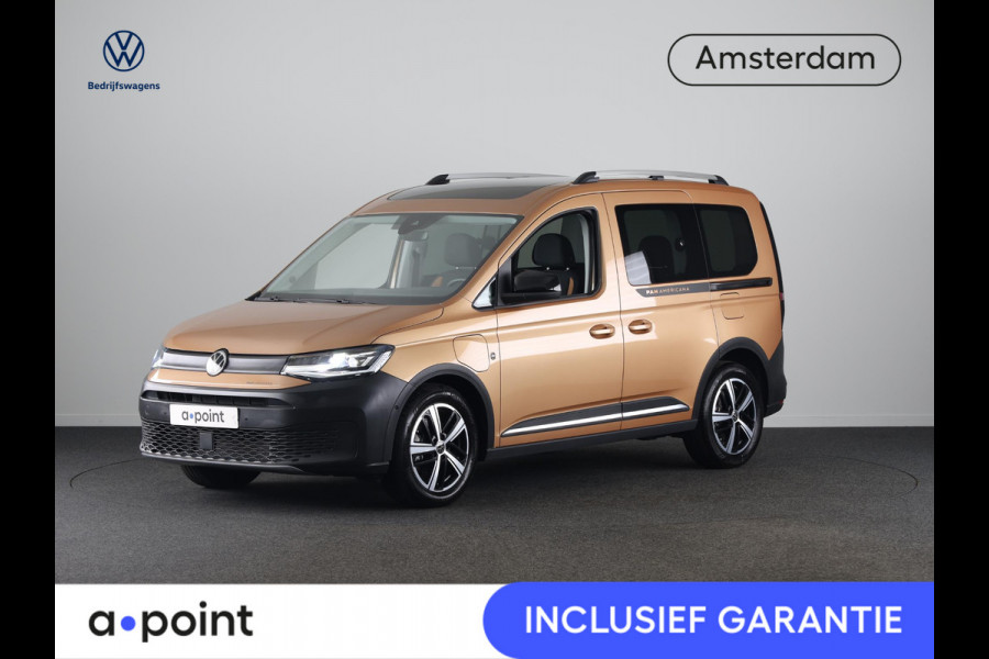 Volkswagen Caddy 1.5 TSI eHybride PAN Americana 115 pk Automaat (DSG) | Navigatie | Panoramadak | Trekhaak | Parkeersensoren (Park assist) | Achteruitrijcamera | LED koplampen | Adaptieve cruise control | Stoelverwarming |
