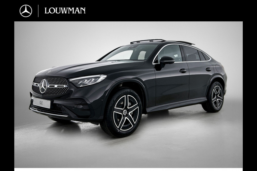 Mercedes-Benz GLC Coupé 300e 4MATIC Business Solution AMG | Trekhaak | Panoramaschuifdak | Memorypakket voorstoelen | URBAN GUARD voertuigbescherming plus | 19 inch AMG velgen | Sfeerverlichting | EASY PACK achterklep |