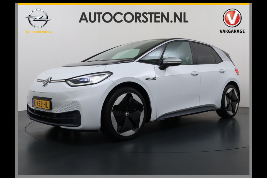 Volkswagen ID.3 First Max 58 kWh SOH 94% Pano-dak Adap.Cruise 20"lm Camera Elektr.Sport-Stoel+Verwarmd PDC Apple Carplay Android Ergo Active-Sto Ergo Active Stoelen Privacy Glas Keyless Advanced Led-Achterlicht dynamisch Matrix Led Origineel Nederlandse Auto