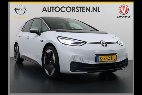 Volkswagen ID.3 First Max 58 kWh SOH 94% Pano-dak Adap.Cruise 20"lm Camera Elektr.Sport-Stoel+Verwarmd PDC Apple Carplay Android Ergo Active-Sto Ergo Active Stoelen Privacy Glas Keyless Advanced Led-Achterlicht dynamisch Matrix Led Origineel Nederlandse Auto