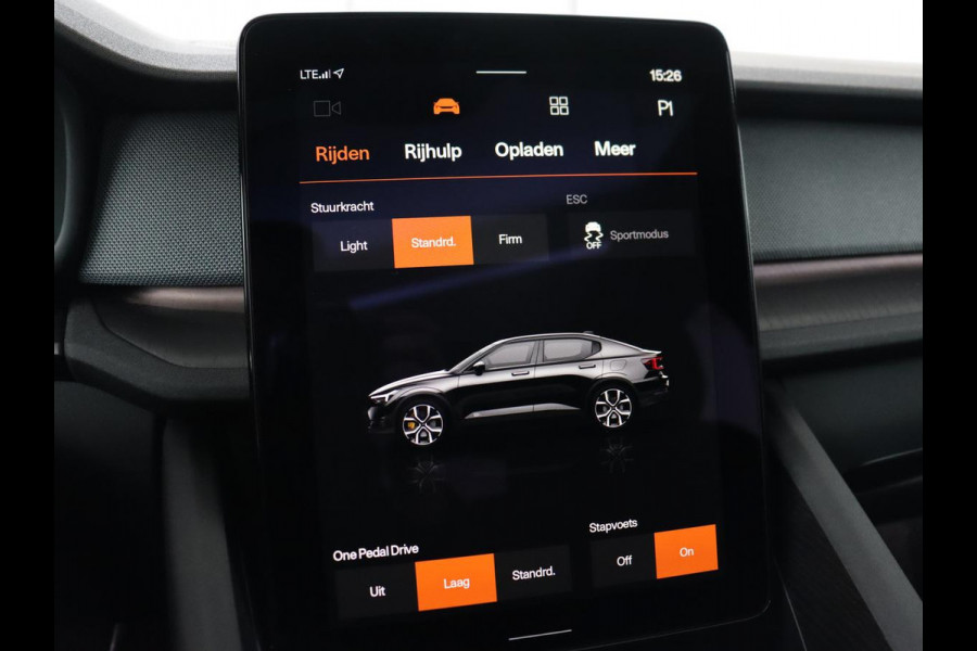 Polestar 2 Long Range Dual Motor Launch Edition 78kWh | Panoramadak | 360 Camera | Stoelverwarming | Adaptive cruise | Keyless | Carplay | Navigatie | Stuurverwarming | Memory | Navigatie