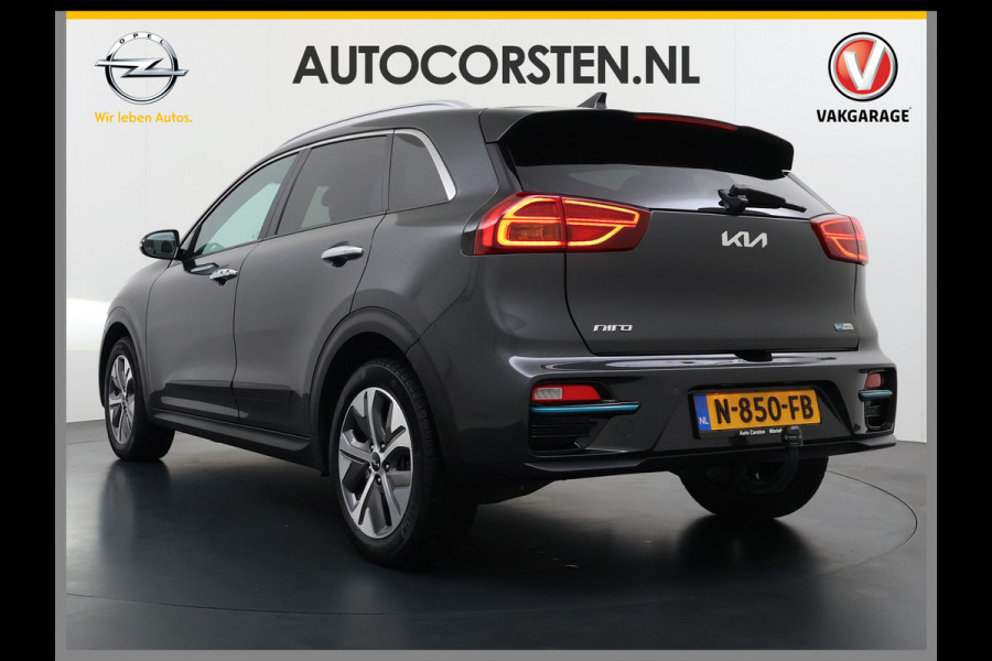 Kia e-Niro DynamicPlusLine 64kWh Elek.Glazen schuif-/kanteldak Trekhaak Adaptive-Cruise Camera Apple Carplay Android Auto Navi Ecc Stoel-Stuurverwarming Pdc Lane Assist VESS DAB Led Isofix Keyless 1e Eigenaar Origineel Nederlandse Auto Dealeronderhouden