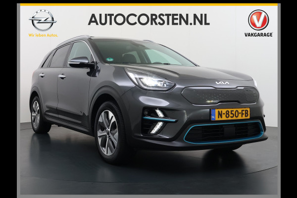 Kia e-Niro DynamicPlusLine 64kWh Elek.Glazen schuif-/kanteldak Trekhaak Adaptive-Cruise Camera Apple Carplay Android Auto Navi Ecc Stoel-Stuurverwarming Pdc Lane Assist VESS DAB Led Isofix Keyless 1e Eigenaar Origineel Nederlandse Auto Dealeronderhouden