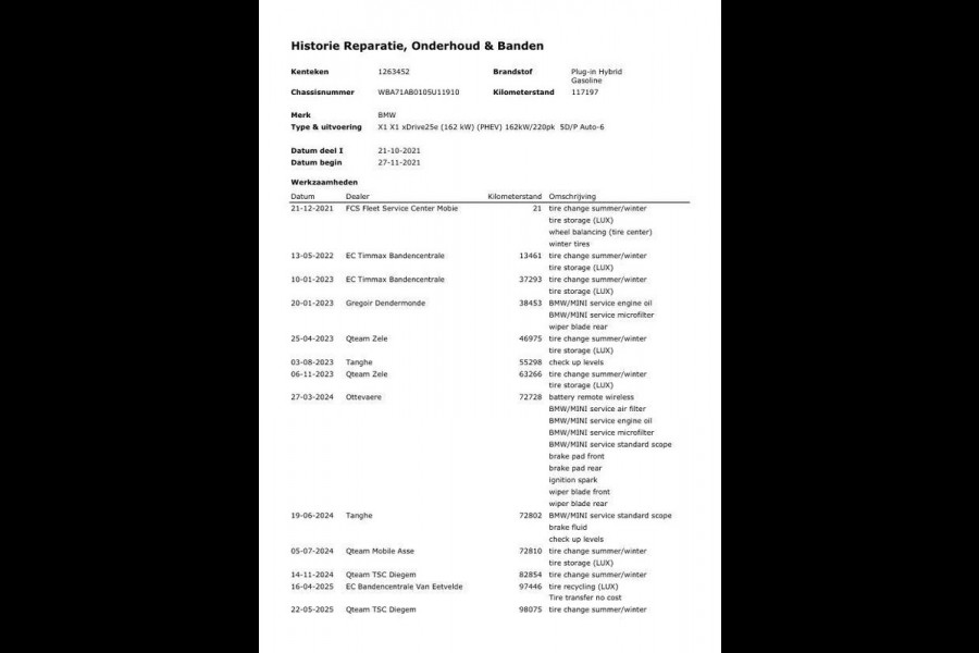 BMW X1 xDrive25e Executive CAMERA / CARPLAY / AUTOMAAT / LEDER / LED / CRUISE CONTROLE / STOELVERWARMING