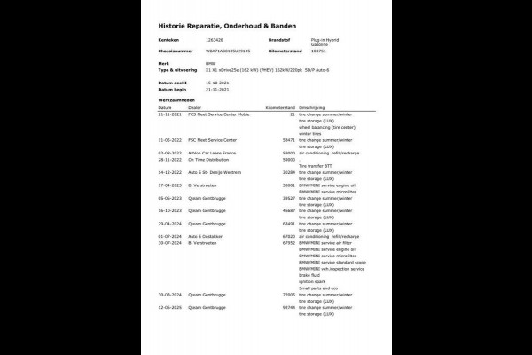 BMW X1 xDrive25e Executive CAMERA / CARPLAY / AUTOMAAT / LEDER / LED / CRUISE CONTROLE / STOELVERWARMING