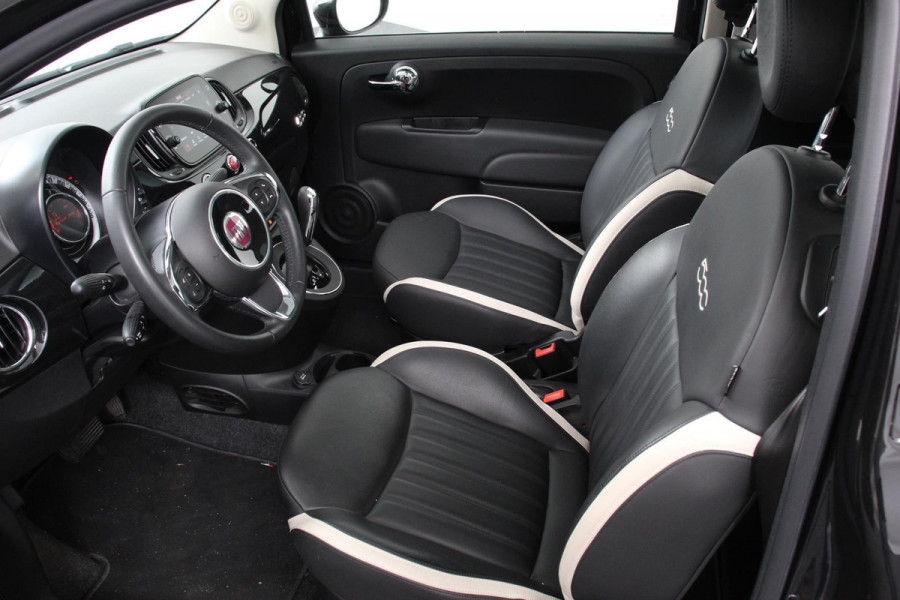Fiat 500 1.2 Lounge Automaat | Navigatie | Lederen bekleding | Climate Control | Cruise Control | Parkeer Sensoren | Lichtmetalen velgen