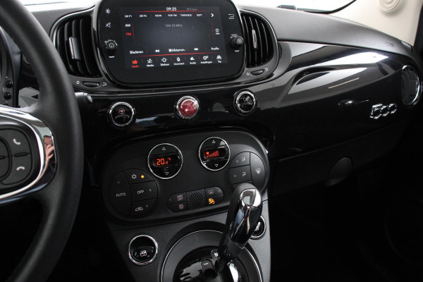 Fiat 500 1.2 Lounge Automaat | Navigatie | Lederen bekleding | Climate Control | Cruise Control | Parkeer Sensoren | Lichtmetalen velgen