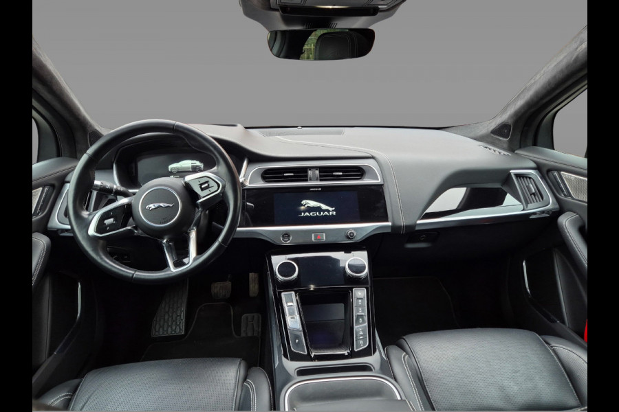 Jaguar I-PACE EV400 First Edition 90 kWh / Full option! / Panoramadak / 360Camera / Head-up / 20'' / Luchtvering / Leder / Meridian / Stoel+Stuurverwarming / 4zone Airco / DAB / Dodehoek / ACC