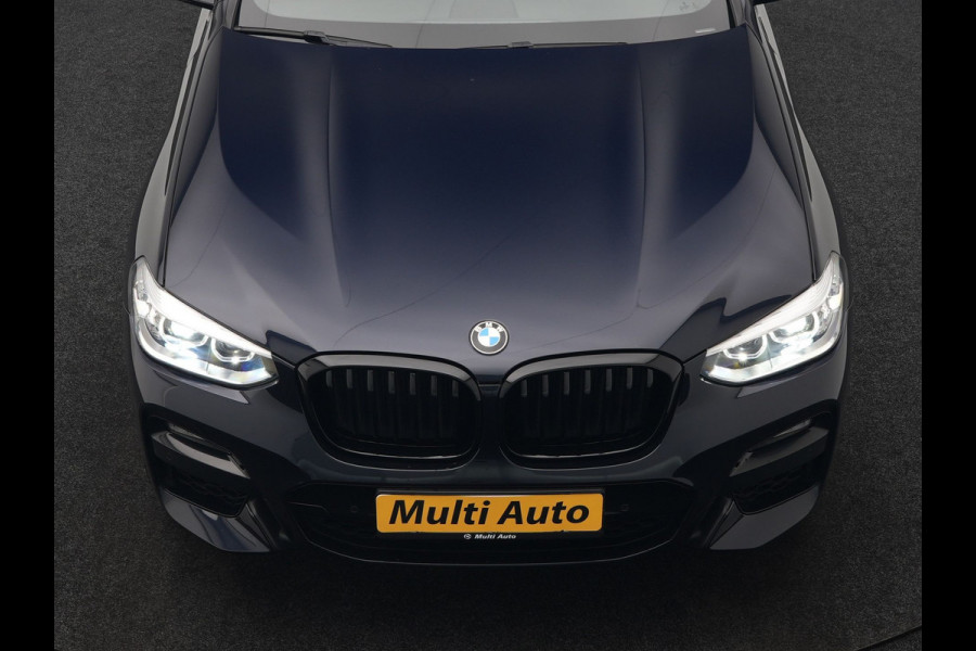 BMW X3 xDrive30e M Sport Plug In Hybrid 292pk Dealer O.H. PHEV | Panodak | Sfeerverlichting | Lederen Sportstoelen Memory & Verwarmd | Stuur Verwarmd | Apple Carplay | Keyless | Cruise Control | Navigatie | DAB | 19"L.M |