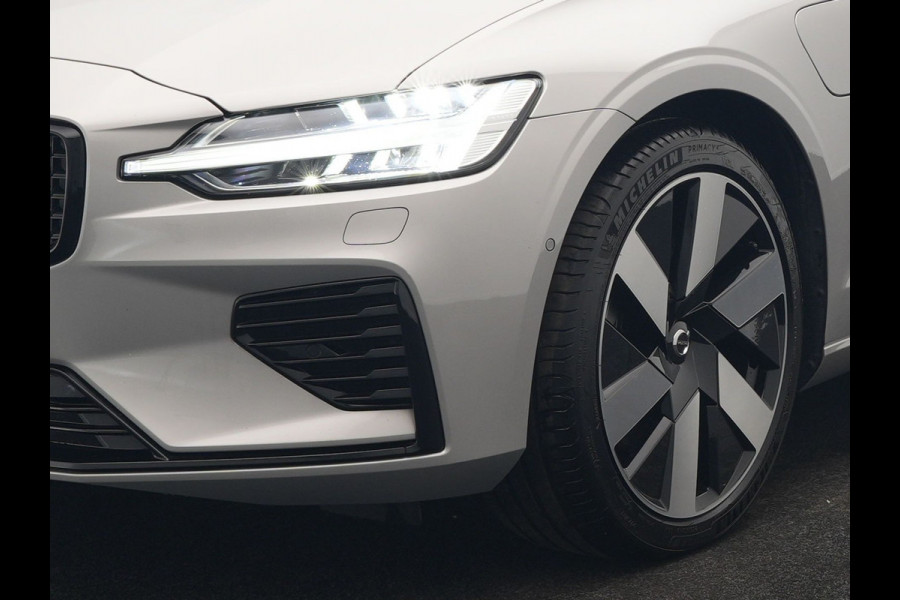 Volvo V60 T6 Recharge AWD LONG RANGE Plus Dark PHEV 350pk Dealer O.H. | Panodak | Adaptive Cruise | 360 Camera | Head Up | Harman&Kardon | Lederen Sportstoelen Memory & Verwarmd | Google Assistent | Stuur Verwarmd | Apple Carplay | Keyless | Blis | Plug In Hybr