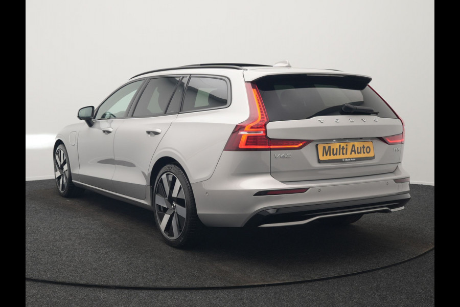 Volvo V60 T6 Recharge AWD LONG RANGE Plus Dark PHEV 350pk Dealer O.H. | Panodak | Adaptive Cruise | 360 Camera | Head Up | Harman&Kardon | Lederen Sportstoelen Memory & Verwarmd | Google Assistent | Stuur Verwarmd | Apple Carplay | Keyless | Blis | Plug In Hybr