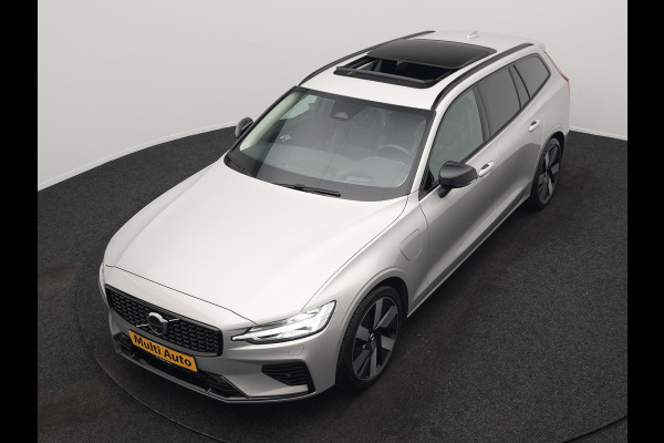 Volvo V60 T6 Recharge AWD LONG RANGE Plus Dark PHEV 350pk Dealer O.H. | Panodak | Adaptive Cruise | 360 Camera | Head Up | Harman&Kardon | Lederen Sportstoelen Memory & Verwarmd | Google Assistent | Stuur Verwarmd | Apple Carplay | Keyless | Blis | Plug In Hybr