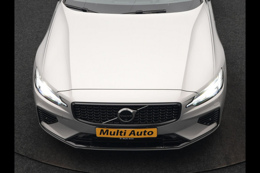 Volvo V60 T6 Recharge AWD LONG RANGE Plus Dark PHEV 350pk Dealer O.H. | Panodak | Adaptive Cruise | 360 Camera | Head Up | Harman&Kardon | Lederen Sportstoelen Memory & Verwarmd | Google Assistent | Stuur Verwarmd | Apple Carplay | Keyless | Blis | Plug In Hybr