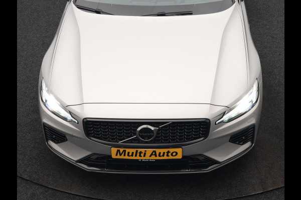 Volvo V60 T6 Recharge AWD LONG RANGE Plus Dark PHEV 350pk Dealer O.H. | Panodak | Adaptive Cruise | 360 Camera | Head Up | Harman&Kardon | Lederen Sportstoelen Memory & Verwarmd | Google Assistent | Stuur Verwarmd | Apple Carplay | Keyless | Blis | Plug In Hybr