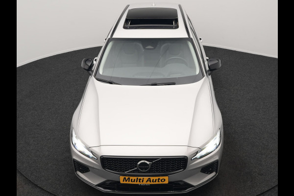 Volvo V60 T6 Recharge AWD LONG RANGE Plus Dark PHEV 350pk Dealer O.H. | Panodak | Adaptive Cruise | 360 Camera | Head Up | Harman&Kardon | Lederen Sportstoelen Memory & Verwarmd | Google Assistent | Stuur Verwarmd | Apple Carplay | Keyless | Blis | Plug In Hybr
