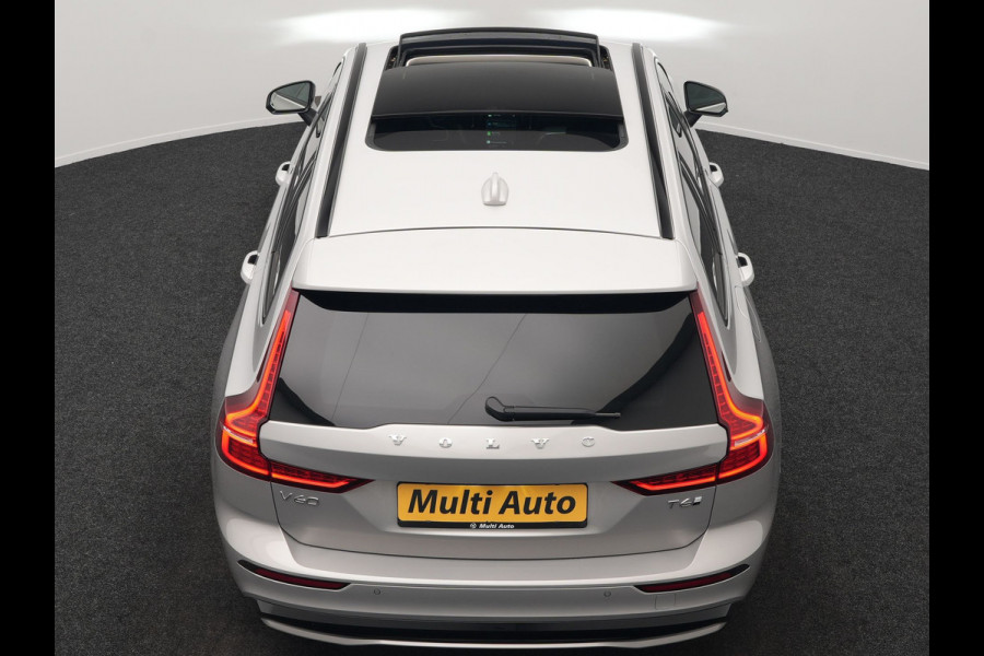 Volvo V60 T6 Recharge AWD LONG RANGE Plus Dark PHEV 350pk Dealer O.H. | Panodak | Adaptive Cruise | 360 Camera | Head Up | Harman&Kardon | Lederen Sportstoelen Memory & Verwarmd | Google Assistent | Stuur Verwarmd | Apple Carplay | Keyless | Blis | Plug In Hybr