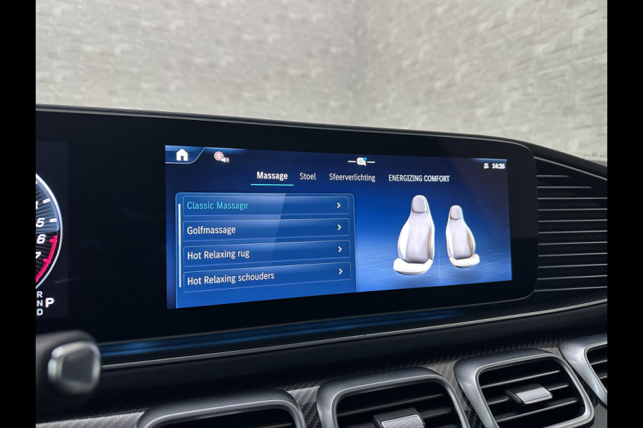 Mercedes-Benz GLE AMG 53 Hybrid 4MATIC+ | Nieuw! | Panorama | Massage | Soft-Close | ACC | 360 Camera | Stoelventilatie | Head-Up | Burmester | Trekhaak | Carbon | Stoelverwarming V+A | 4-Zone Clima | AMG Drive-Unit | ISO & Warmtewerend Glas | 22 Inch | Keyless-Go | Night-Pakket | Memory | Luchtvering | Parfumering | Carplay | Stuurverwarming | Rij assistent pakket + | Bekerhouder Clima | Draadloos Laden |