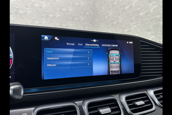 Mercedes-Benz GLE AMG 53 Hybrid 4MATIC+ | Nieuw! | Panorama | Massage | Soft-Close | ACC | 360 Camera | Stoelventilatie | Head-Up | Burmester | Trekhaak | Carbon | Stoelverwarming V+A | 4-Zone Clima | AMG Drive-Unit | ISO & Warmtewerend Glas | 22 Inch | Keyless-Go | Night-Pakket | Memory | Luchtvering | Parfumering | Carplay | Stuurverwarming | Rij assistent pakket + | Bekerhouder Clima | Draadloos Laden |