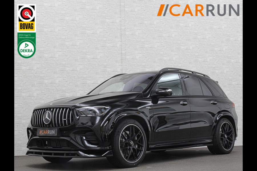 Mercedes-Benz GLE AMG 53 Hybrid 4MATIC+ | Nieuw! | Panorama | Massage | Soft-Close | ACC | 360 Camera | Stoelventilatie | Head-Up | Burmester | Trekhaak | Carbon | Stoelverwarming V+A | 4-Zone Clima | AMG Drive-Unit | ISO & Warmtewerend Glas | 22 Inch | Keyless-Go | Night-Pakket | Memory | Luchtvering | Parfumering | Carplay | Stuurverwarming | Rij assistent pakket + | Bekerhouder Clima | Draadloos Laden |