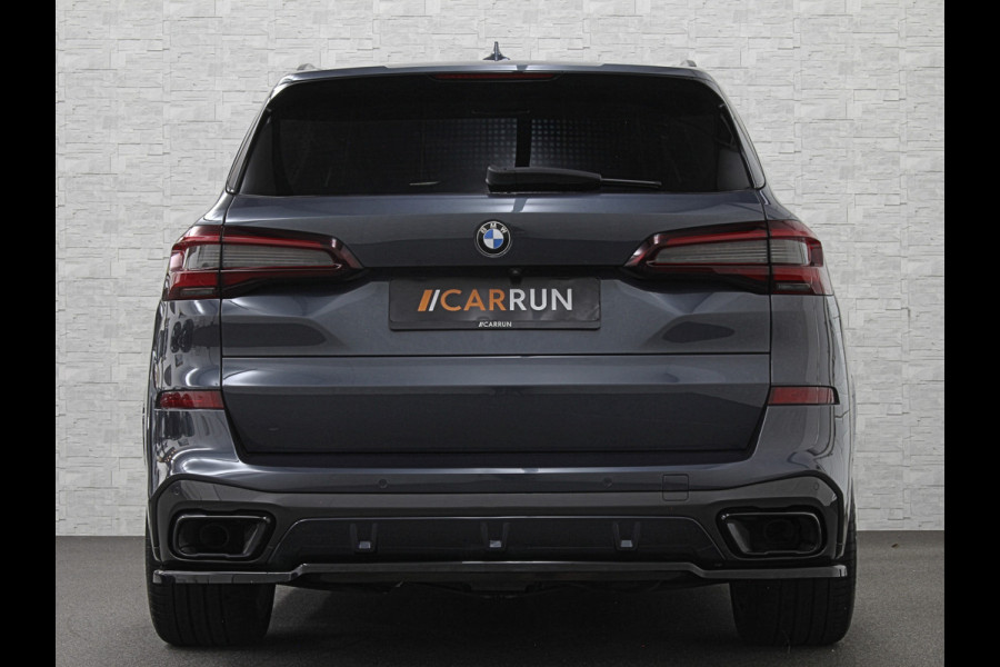 BMW X5 45e M-Stoelen | M-Performance | 360 Camera | ACC | Indiv. Leder | Harman-Kardon | Laser-LED | Keyless-Entry | Stoelventilatie | Head-Up | Memory | 21'' | Sfeerverlichting | Trekhaak | Luchtvering | Rij-Assistent Pro | Carplay | Black-Optic | Draadloos Laden.
