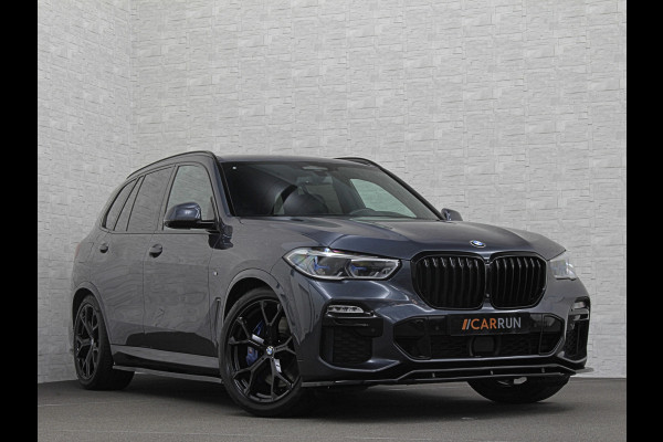 BMW X5 45e M-Stoelen | M-Performance | 360 Camera | ACC | Indiv. Leder | Harman-Kardon | Laser-LED | Keyless-Entry | Stoelventilatie | Head-Up | Memory | 21'' | Sfeerverlichting | Trekhaak | Luchtvering | Rij-Assistent Pro | Carplay | Black-Optic | Draadloos Laden.