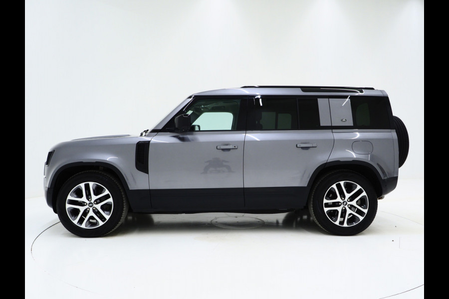 Land Rover Defender 110 2.0 P400e | Panoramadak | Luchtvering | Meridian | 360 | Keyless | Trekhaak | Leder | Carplay