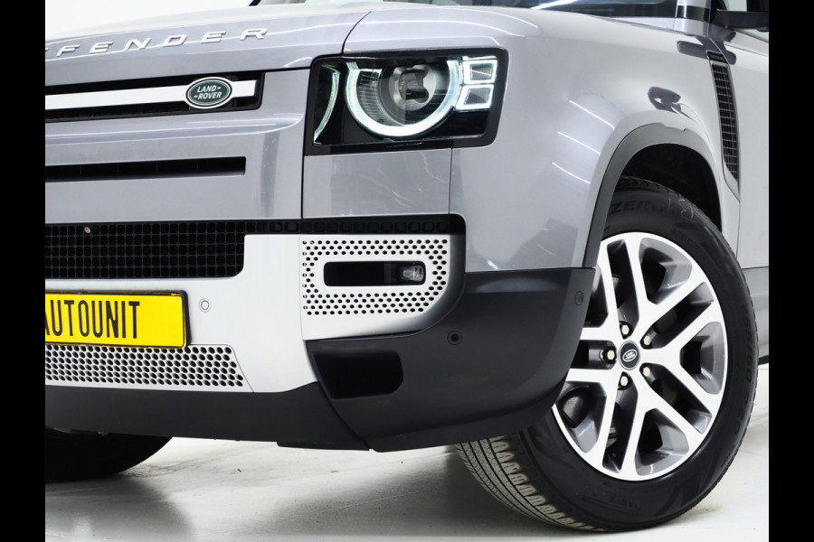 Land Rover Defender 110 2.0 P400e | Panoramadak | Luchtvering | Meridian | 360 | Keyless | Trekhaak | Leder | Carplay