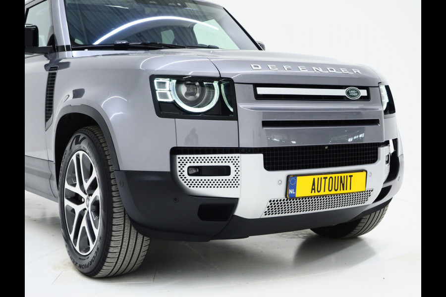 Land Rover Defender 110 2.0 P400e | Panoramadak | Luchtvering | Meridian | 360 | Keyless | Trekhaak | Leder | Carplay