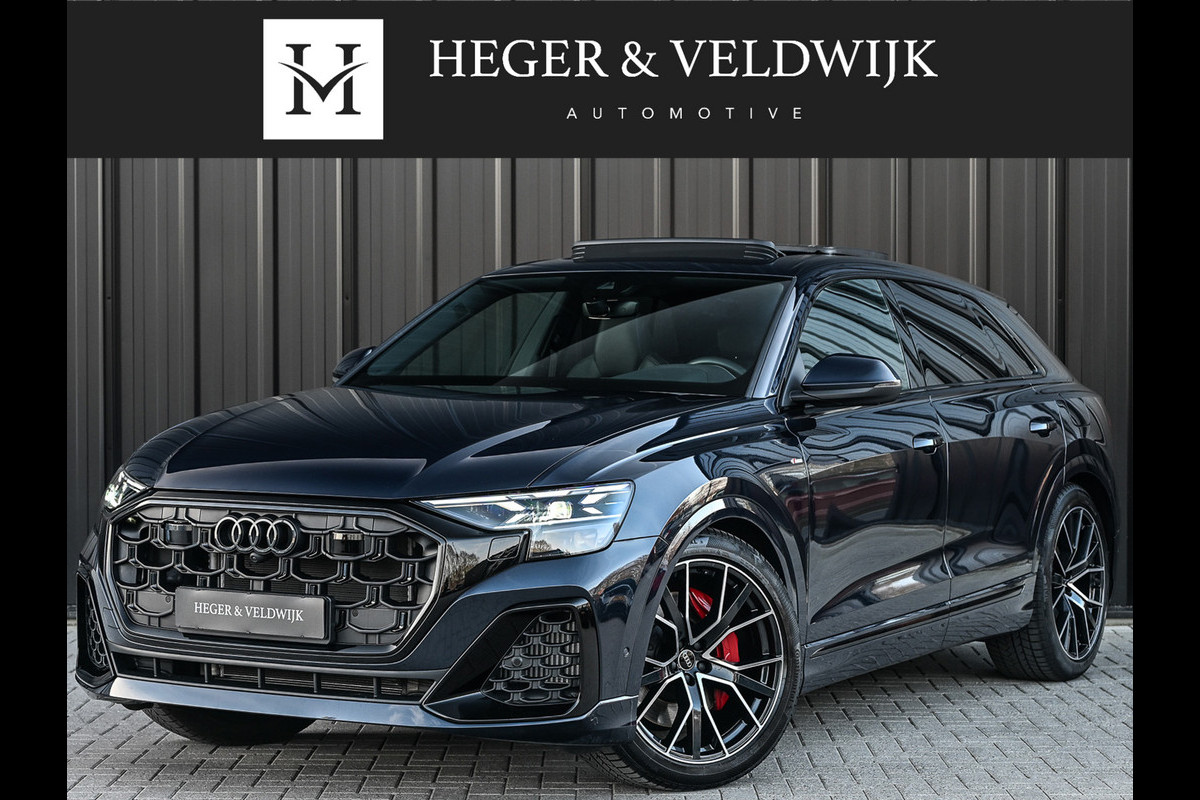 Audi Q8 55 TFSI e quattro Pro Line S · Panoramadak · S-seats met massage · Stoelverwarming en ventilatie · Ambiance interieur · B&O Soun
