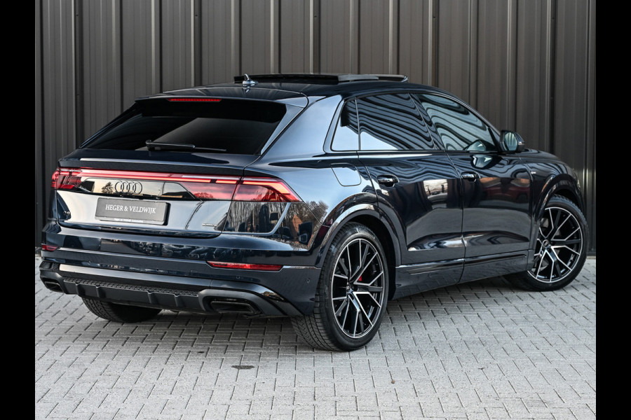Audi Q8 55 TFSI e quattro Pro Line S · Panoramadak · S-seats met massage · Stoelverwarming en ventilatie · Ambiance interieur · B&O Soun