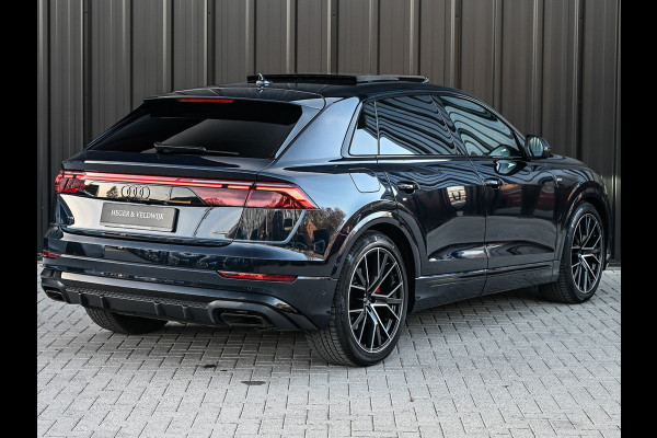Audi Q8 55 TFSI e quattro Pro Line S · Panoramadak · S-seats met massage · Stoelverwarming en ventilatie · Ambiance interieur · B&O Soun