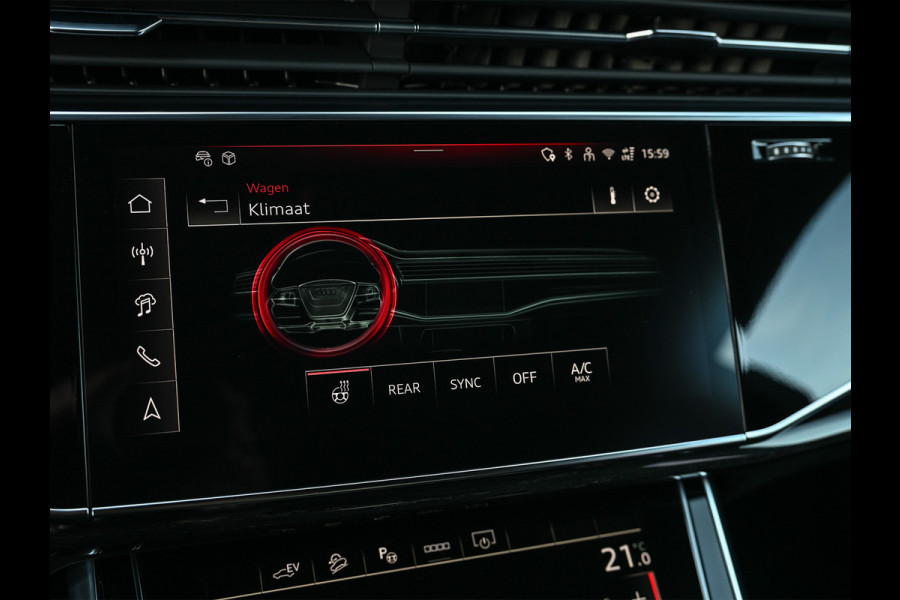 Audi Q8 55 TFSI e quattro Pro Line S · Panoramadak · S-seats met massage · Stoelverwarming en ventilatie · Ambiance interieur · B&O Soun