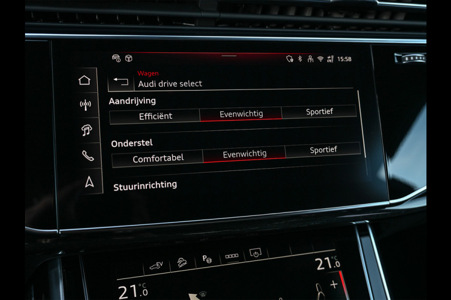 Audi Q8 55 TFSI e quattro Pro Line S · Panoramadak · S-seats met massage · Stoelverwarming en ventilatie · Ambiance interieur · B&O Soun