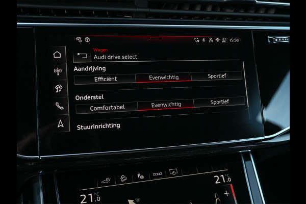 Audi Q8 55 TFSI e quattro Pro Line S · Panoramadak · S-seats met massage · Stoelverwarming en ventilatie · Ambiance interieur · B&O Soun