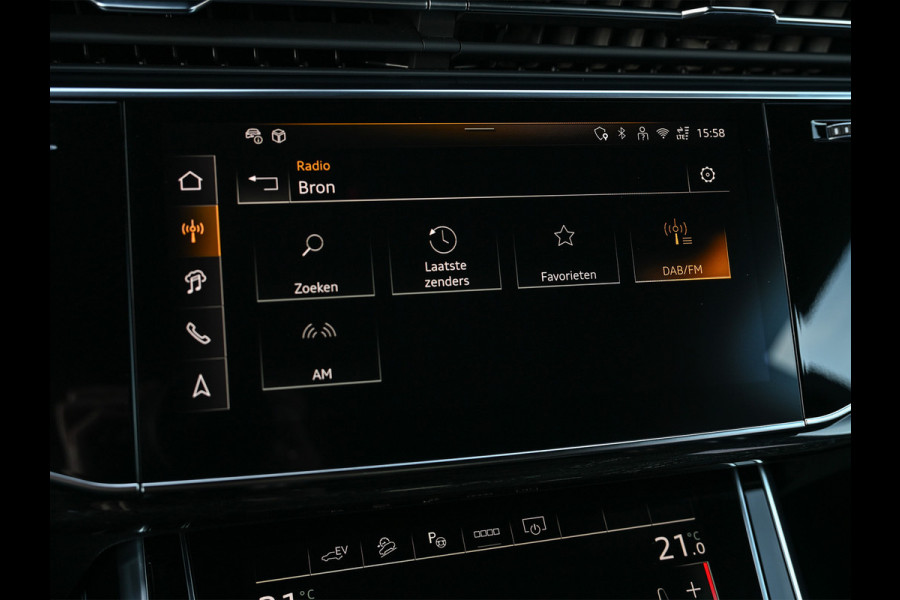 Audi Q8 55 TFSI e quattro Pro Line S · Panoramadak · S-seats met massage · Stoelverwarming en ventilatie · Ambiance interieur · B&O Soun