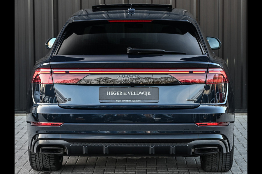 Audi Q8 55 TFSI e quattro Pro Line S · Panoramadak · S-seats met massage · Stoelverwarming en ventilatie · Ambiance interieur · B&O Soun