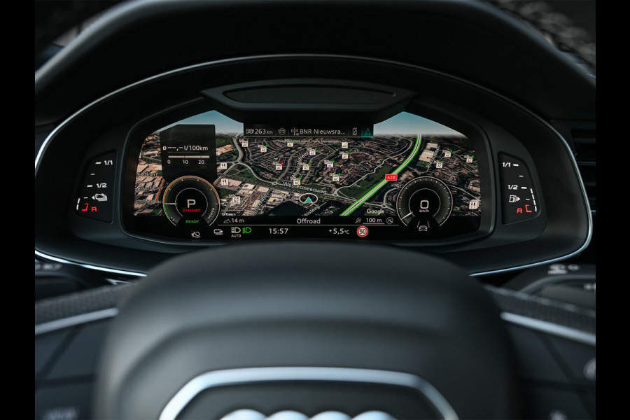 Audi Q8 55 TFSI e quattro Pro Line S · Panoramadak · S-seats met massage · Stoelverwarming en ventilatie · Ambiance interieur · B&O Soun